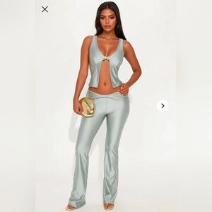 Charm Pant Set - Sage